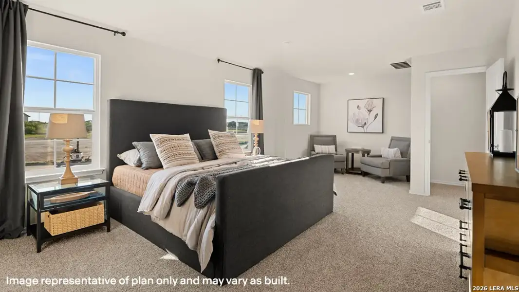 Furnished interior view inside a new home in Blue Ridge Ranch, San Antonio (Image 35). Furnished interior view inside a new home in Blue Ridge Ranch, San Antonio (Image 35).