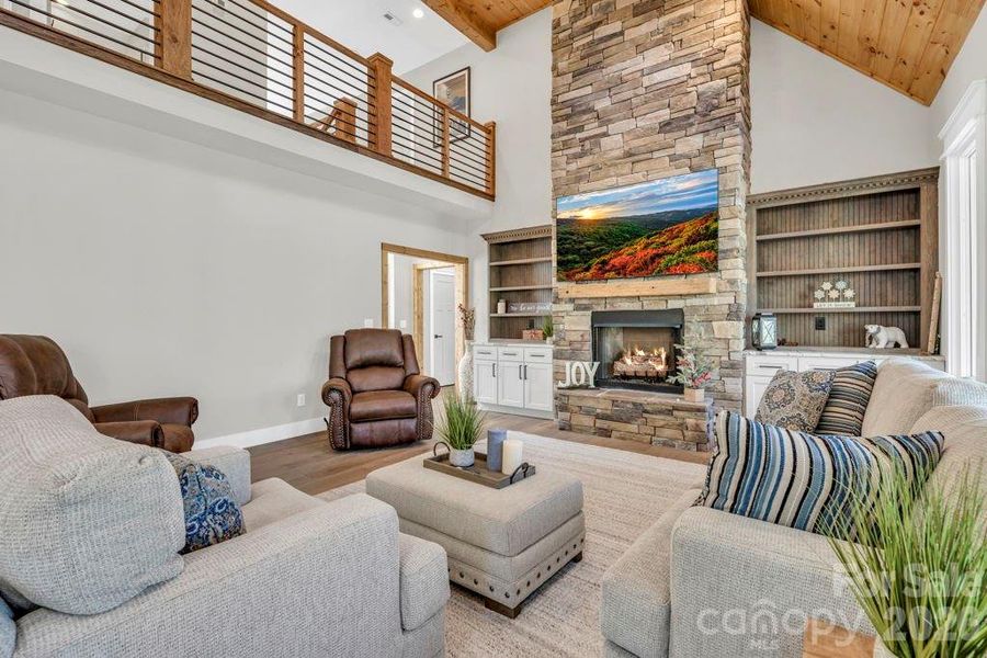 Furnished interior view inside a new home in , Linville (Image 33). Furnished interior view inside a new home in , Linville (Image 33).