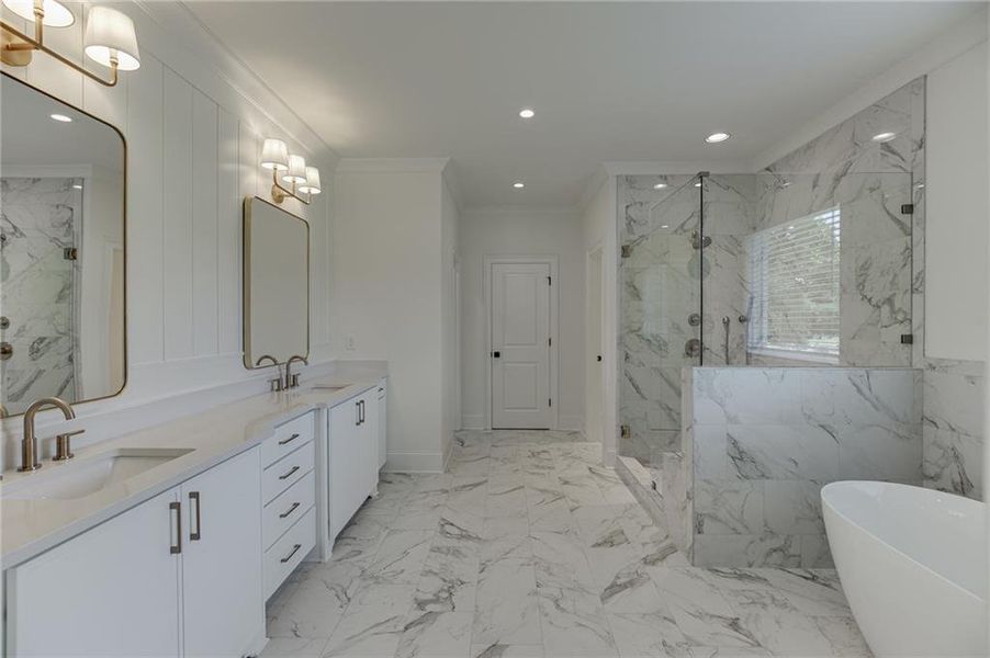 Furnished interior view inside a new home in , Buford (Image 11).