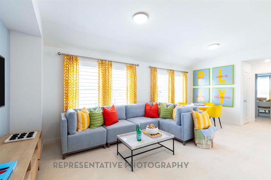 Furnished interior view inside a new home in Wellington: 40ft. lots, Haslet (Image 21). Furnished interior view inside a new home in Wellington: 40ft. lots, Haslet (Image 21).