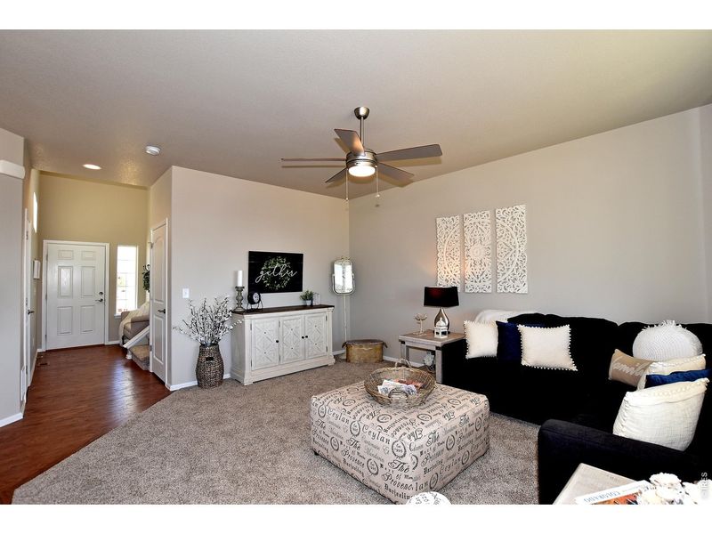 Furnished interior view inside a new home in Union Colony West, Greeley (Image 8).