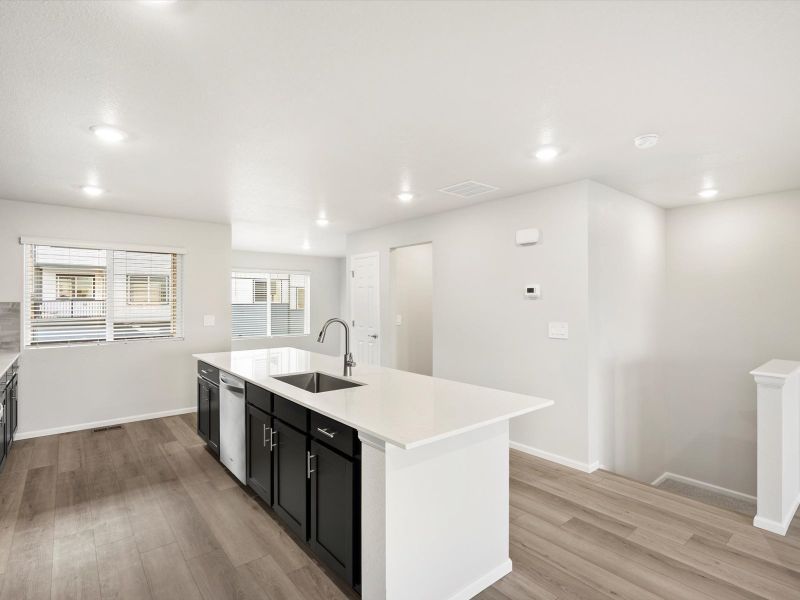 Furnished interior view inside a new home in Three Hills, Morrison (Image 5).