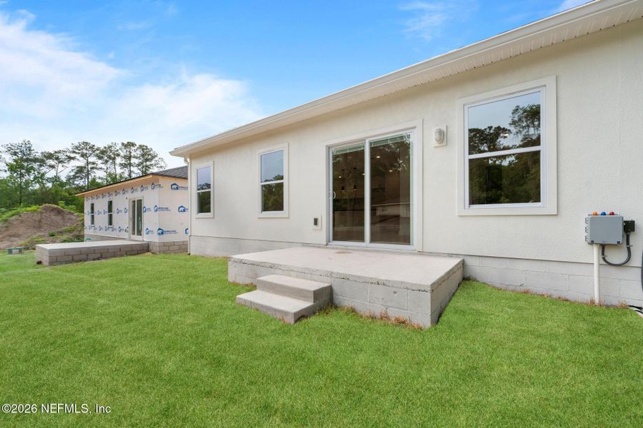 Exterior details and patio area of a home in , Jacksonville (Image 3).