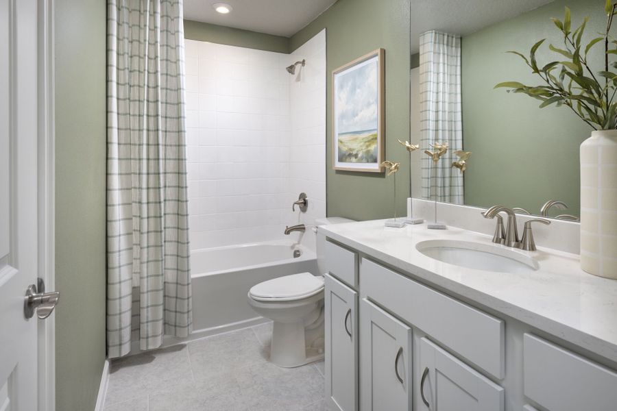 Furnished interior view inside a new home in Crosswind Ranch, Parrish (Image 12).