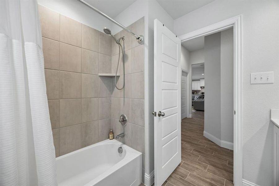 Furnished interior view inside a new home in Timberbrook, Justin (Image 24).