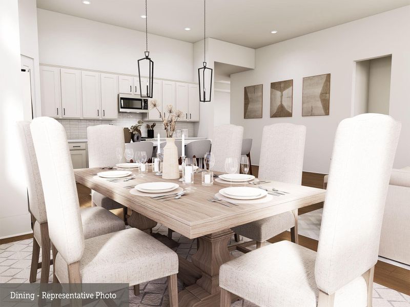 Furnished interior view inside a new home in Kresston, Montgomery (Image 12).