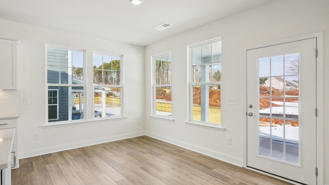 Representative furnished interior of a home built from the Stonehaven by DRB Homes in Blake Pond, Lillington (Image 18).