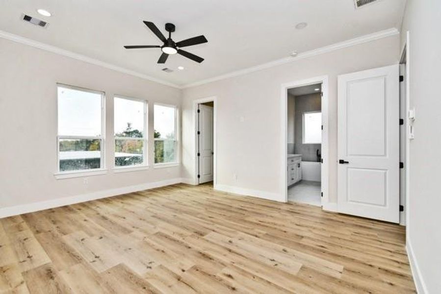 master bedroom in the 3rd floor