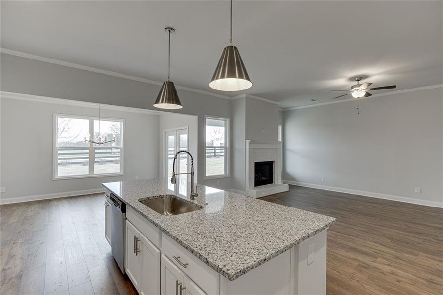 Furnished interior view inside a new home in , Jefferson (Image 15). Furnished interior view inside a new home in , Jefferson (Image 15).