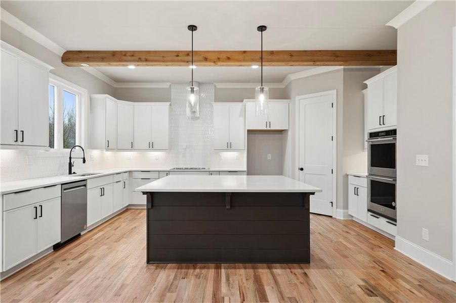 Furnished interior view inside a new home in , Marietta (Image 16).