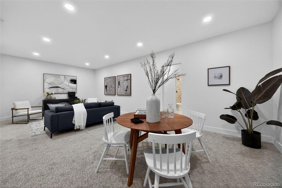 Furnished interior view inside a new home in , Denver (Image 11).