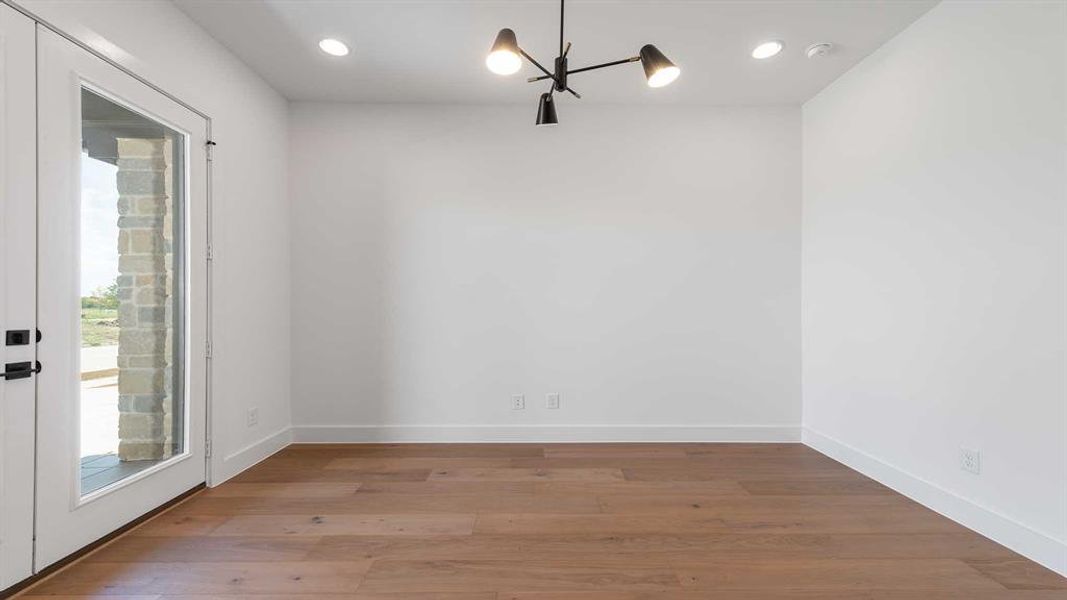 Spacious, unfurnished interior of a new home in The Tribute 60', The Colony (Image 14). Spacious, unfurnished interior of a new home in The Tribute 60', The Colony (Image 14).