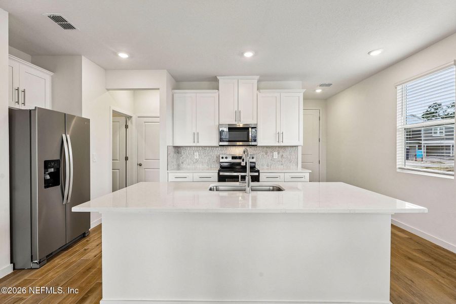Furnished interior view inside a new home in Parkside at Shearwater, St. Augustine (Image 14).