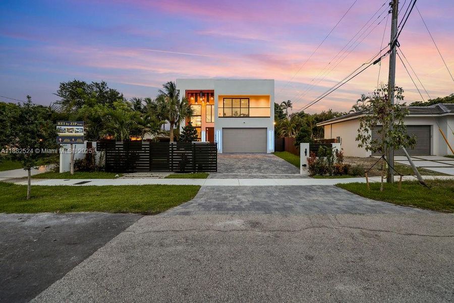 Front exterior of a new home in , Fort Lauderdale, FL, highlighting curb appeal (Image 19).