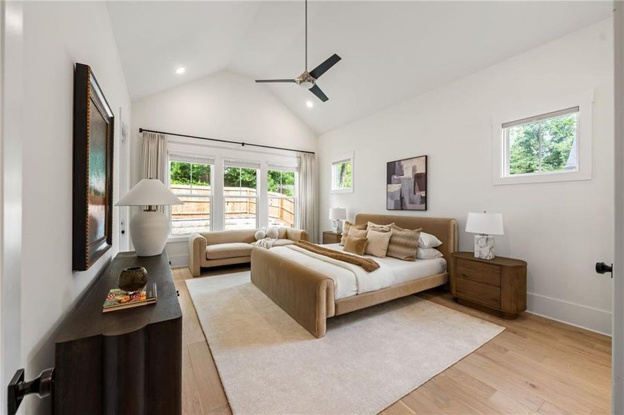 Furnished interior view inside a new home in , Atlanta (Image 31).