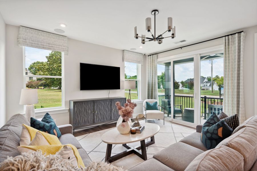 Representative furnished interior of a home built from the Stowe by Tri Pointe Homes in Seven Oaks, Belmont (Image 10). Representative furnished interior of a home built from the Stowe by Tri Pointe Homes in Seven Oaks, Belmont (Image 10).