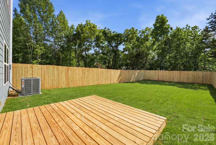 Exterior details and patio area of a home in , Charlotte (Image 4). Exterior details and patio area of a home in , Charlotte (Image 4).
