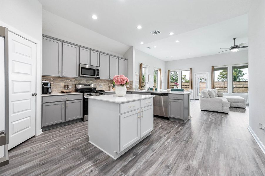 Furnished interior view inside a new home in , Beasley (Image 7).