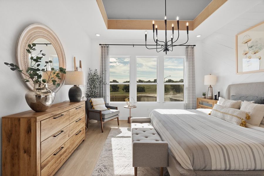 Furnished interior view inside a new home in Broken Oak, Georgetown (Image 29).