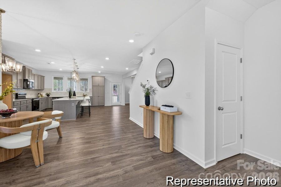 Furnished interior view inside a new home in Beaver Creek, Statesville (Image 8).