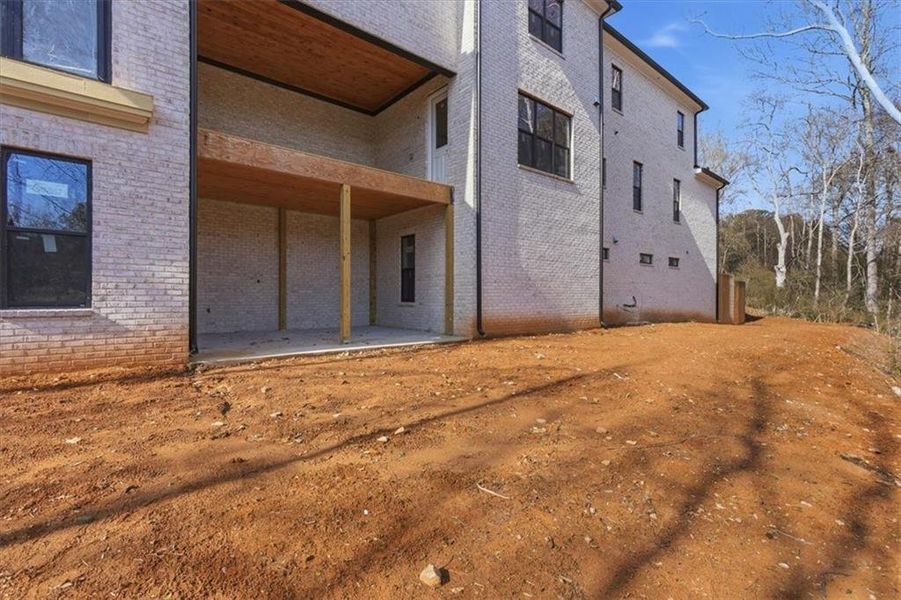 Exterior details and patio area of a home in , Acworth (Image 3). Exterior details and patio area of a home in , Acworth (Image 3).