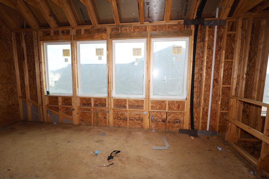 In-progress construction of a new home in Dunham Pointe, Cypress, TX (Image 7).