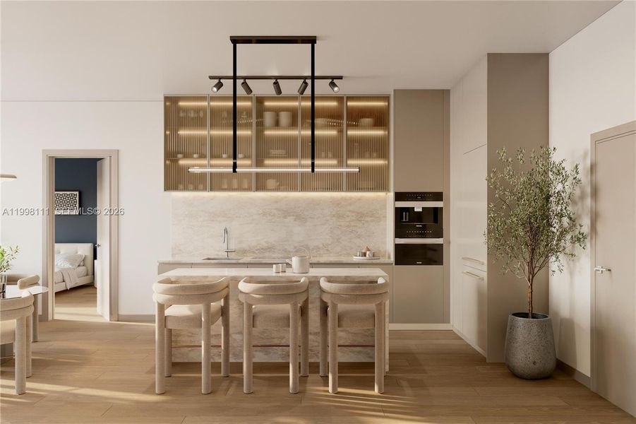 Furnished interior view inside a new home in , Hallandale Beach (Image 14).