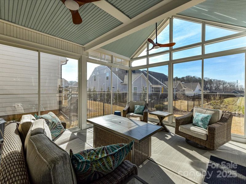 Exterior details and patio area of a home in , Mooresville (Image 30).
