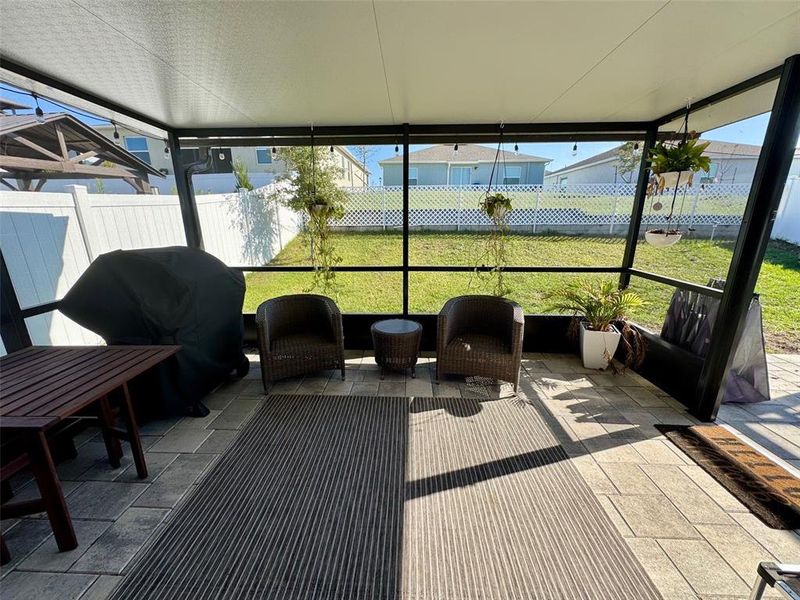 Exterior details and patio area of a home in , Groveland (Image 4). Exterior details and patio area of a home in , Groveland (Image 4).