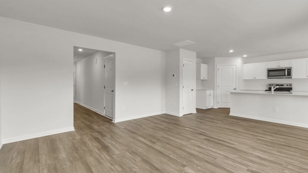 Representative unfurnished interior of a home built from the DARWIN by D.R. Horton in Lawson Glen, Clayton (Image 12).