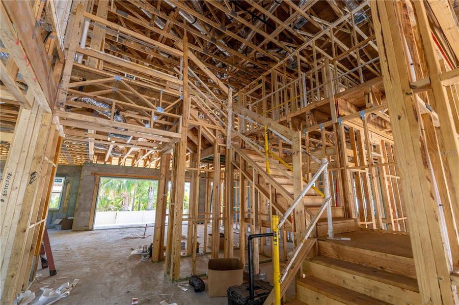 In-progress construction of a new home in City Homes - South Tampa, Tampa, FL (Image 10). In-progress construction of a new home in City Homes - South Tampa, Tampa, FL (Image 10).