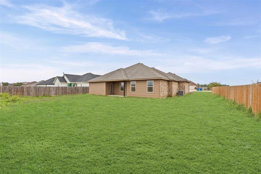 Front exterior of a new home in , Whitney, TX, highlighting curb appeal (Image 17).