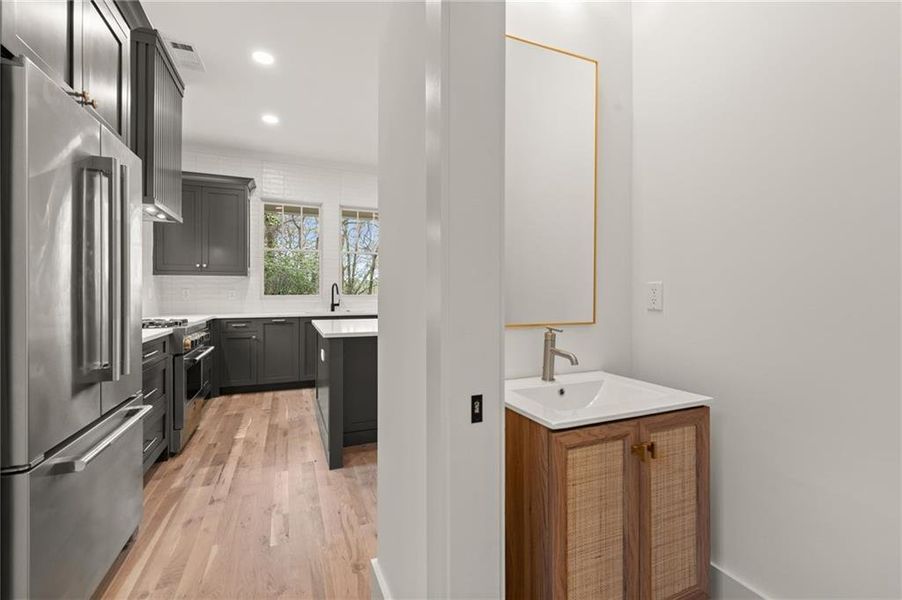 Furnished interior view inside a new home in , Atlanta (Image 13).