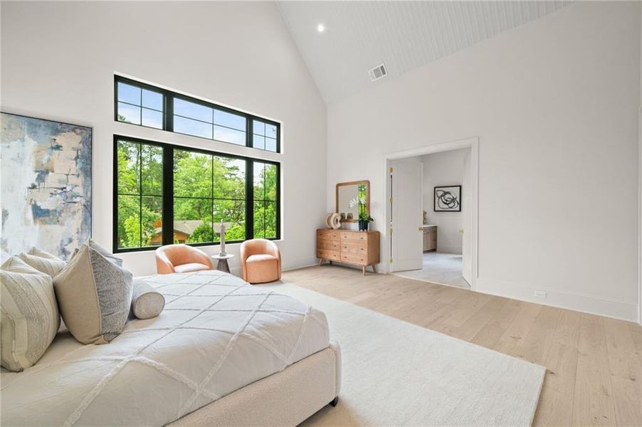 Furnished interior view inside a new home in , Atlanta (Image 30).