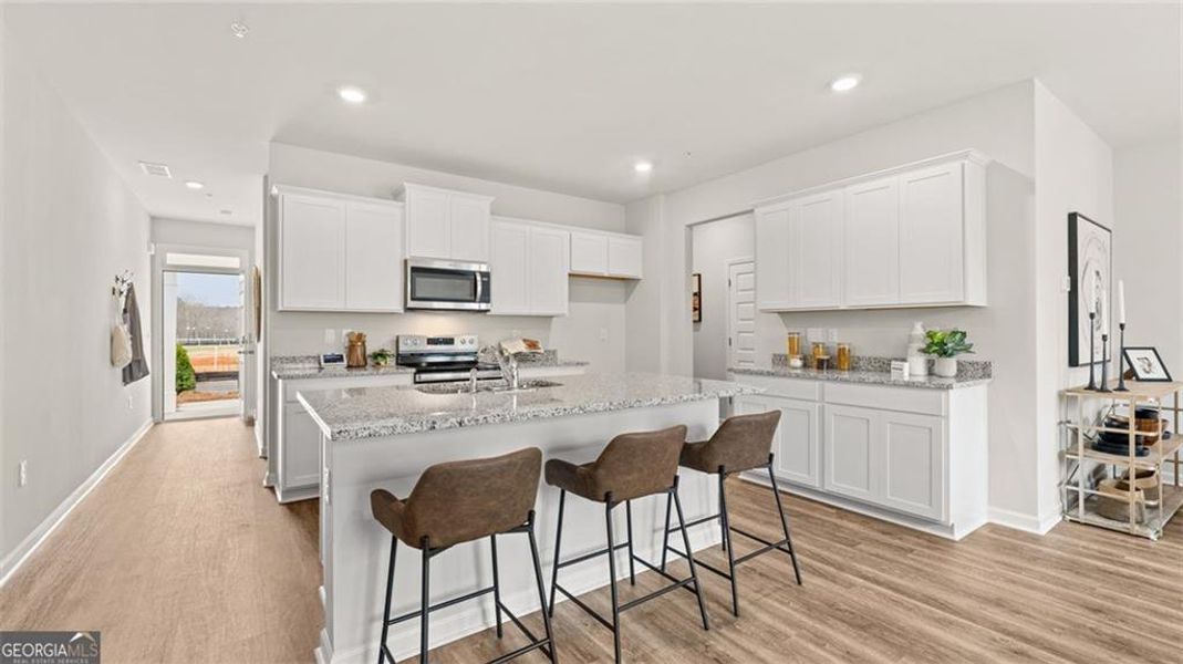 Furnished interior view inside a new home in Echo Glen, Stockbridge (Image 57).