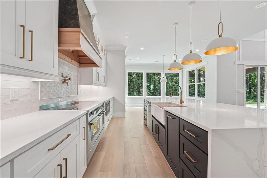 Furnished interior view inside a new home in , Commerce (Image 40).