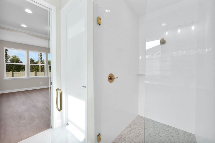 Representative unfurnished interior of a home built from the Palmetto by Riverside Homes in Mariposa at EverRange, Jacksonville (Image 42).