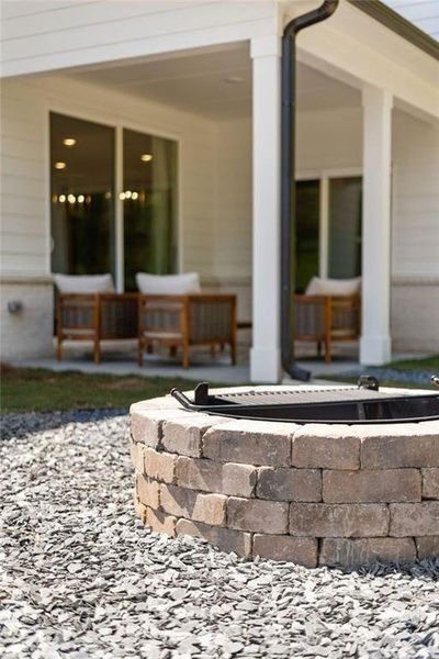 Exterior details and patio area of a home in Windsong Estates, McDonough (Image 3).