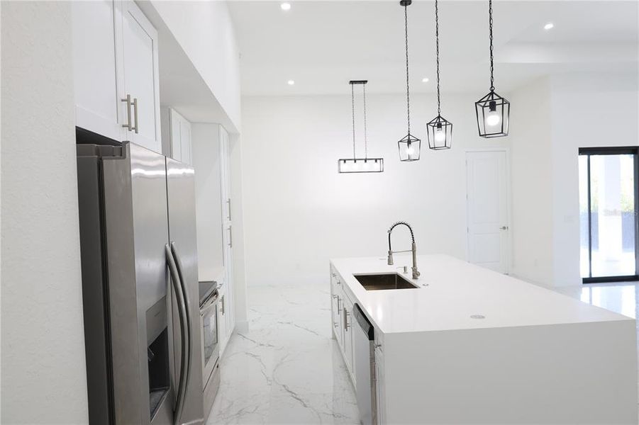 Furnished interior view inside a new home in , Cape Coral (Image 25). Furnished interior view inside a new home in , Cape Coral (Image 25).