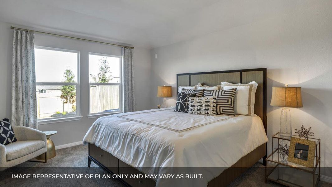 Furnished interior view inside a new home in Prairie Lakes, Buda (Image 19).