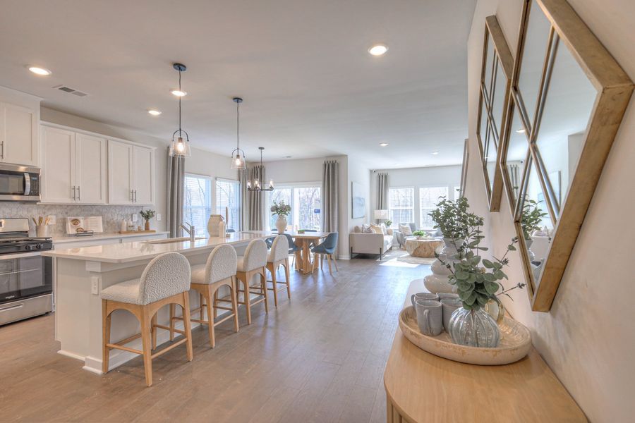 Furnished interior view inside a new home in Briarcreek - Legacy Series, Antioch (Image 3).