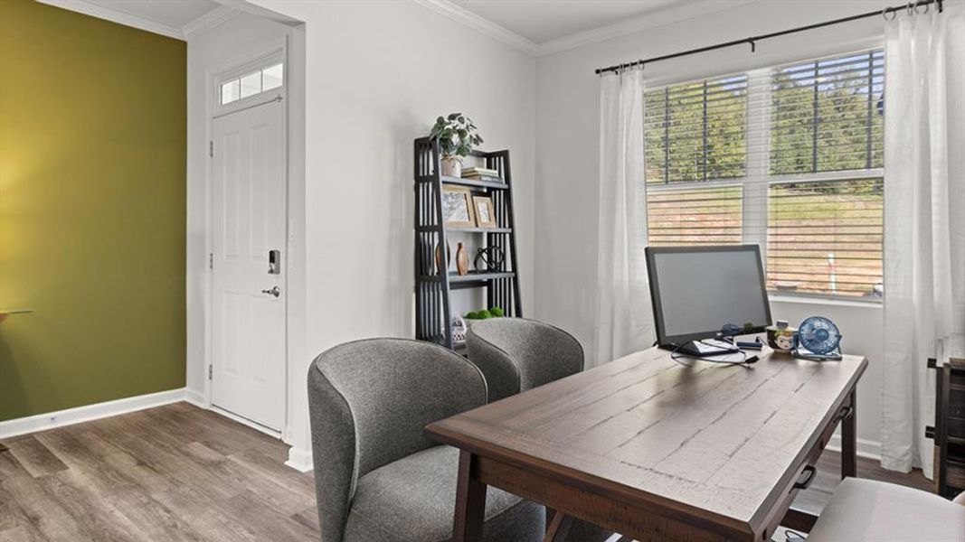 Furnished interior view inside a new home in Lost Creek, Dallas (Image 17).