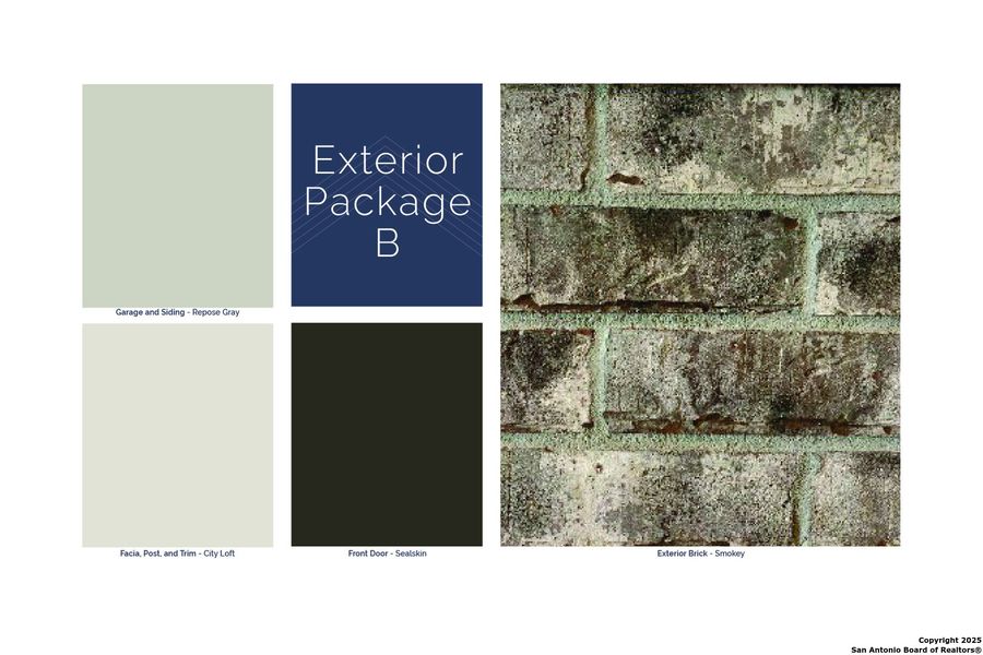 Sample of building materials used in homes in Mesquite Ridge, San Antonio (Image 24).