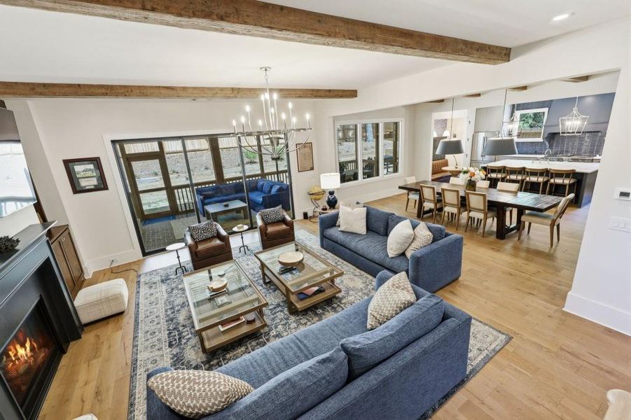 Furnished interior view inside a new home in , Chamblee (Image 36).