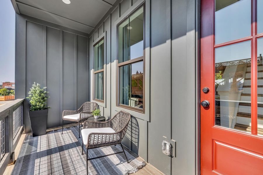 Furnished interior view inside a new home in BelleWether, Chattanooga (Image 9).