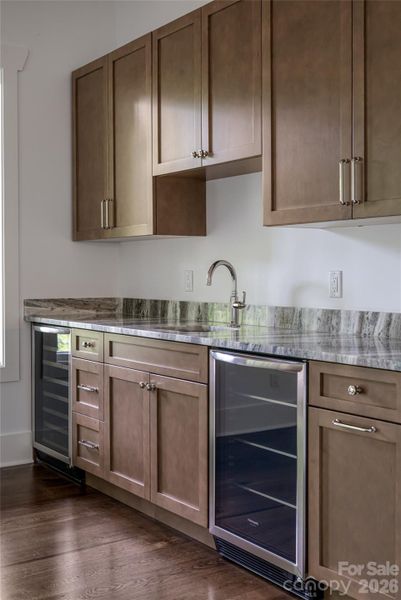 Lower wet bar