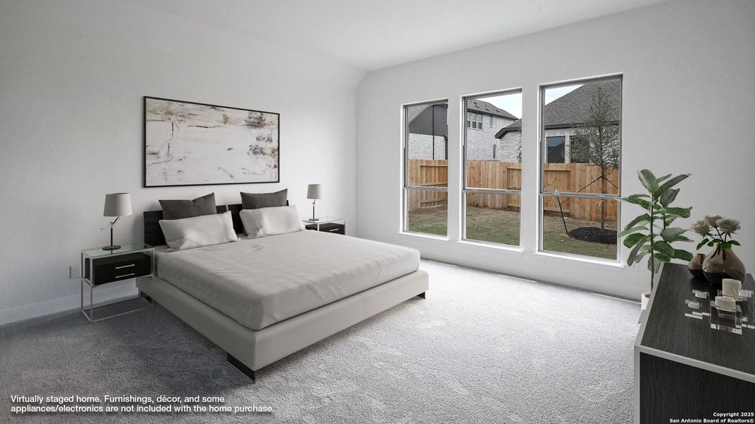 Furnished interior view inside a new home in Homestead 55', Cibolo (Image 9). Furnished interior view inside a new home in Homestead 55', Cibolo (Image 9).