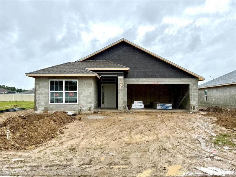 In-progress construction of a new home in West Oak, Ocala, FL (Image 14).