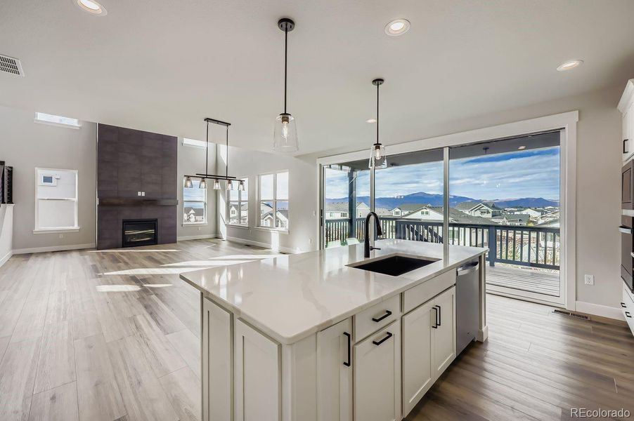 Furnished interior view inside a new home in Timber Ridge, Colorado Springs (Image 10).