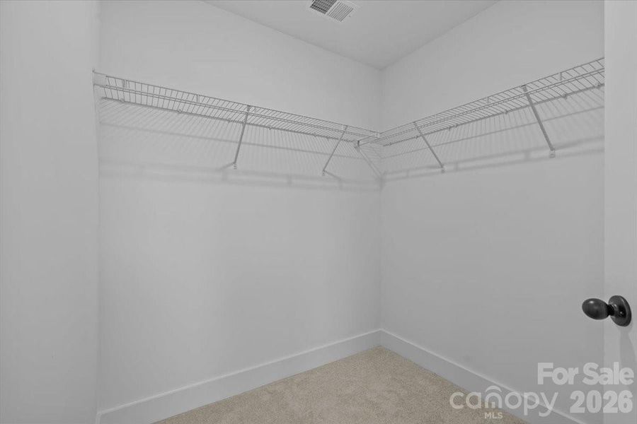 Primary closet Primary closet